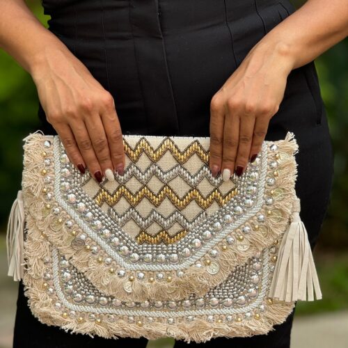 Beige Boho Bag