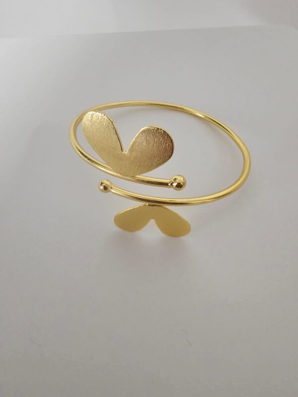 Twin Hearts Cuff Bracelet