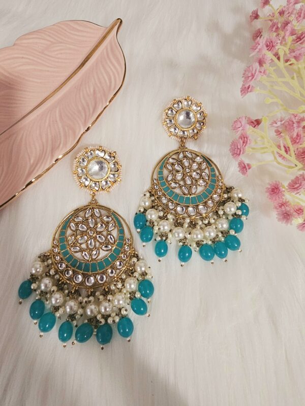 Sadabahaar Turquoise Earrings