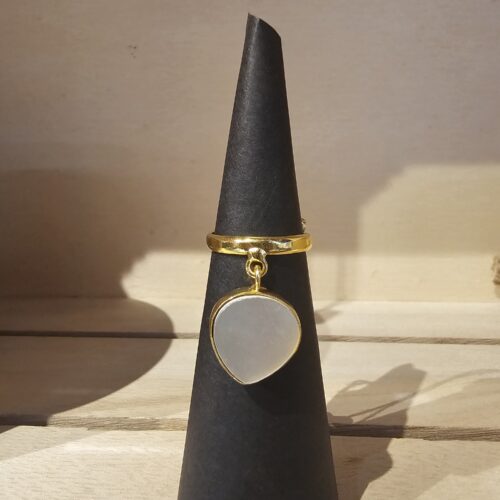 Spade Drop Ring