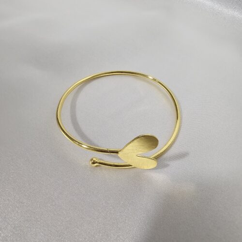 Single Heart Cuff Bracelet