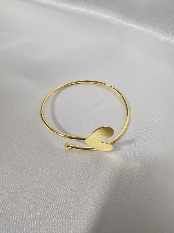 Single Heart Cuff Bracelet