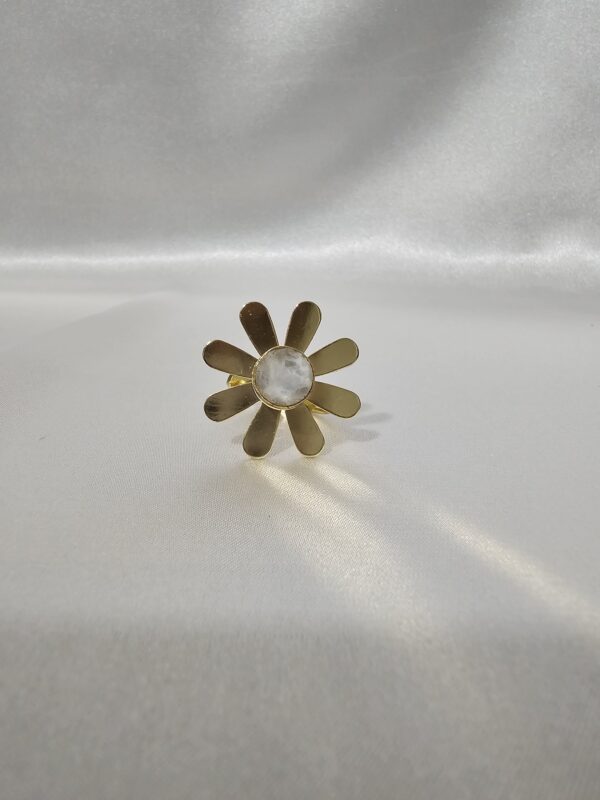 Floral Stone Ring