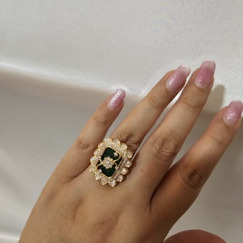 Green Crest Ring
