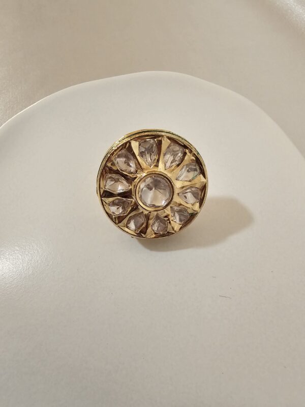 Kundan Mandala Ring - Image 3