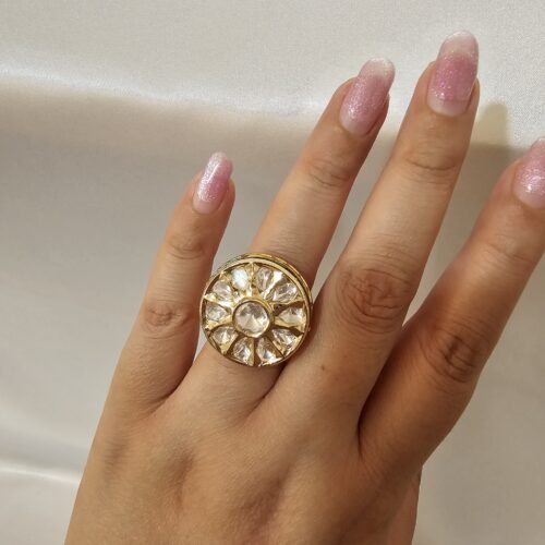 Kundan Mandala Ring