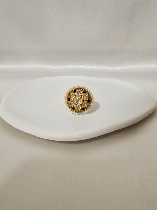Petite Kundan Ring - Image 2